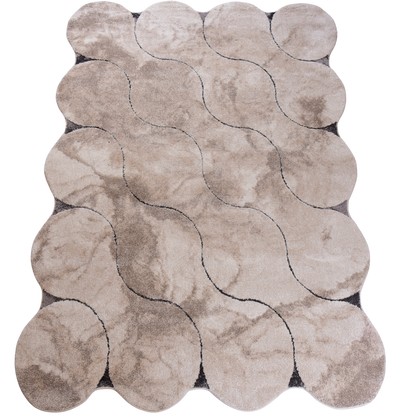 Kemik/Cream Shaped Carpet