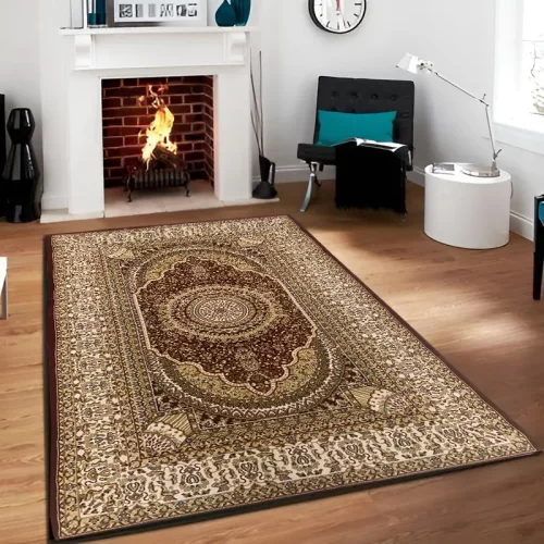 Red & Cream Babil Traditional carpet