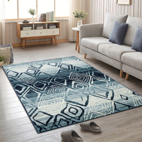 multicolour modern carpet