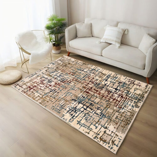 multicolour modern carpet