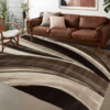Black/Brown Modern Carpet