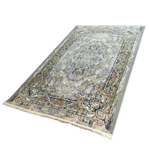 Luxury Persian Silver Carpet – Comfort & Beauty - Image 3